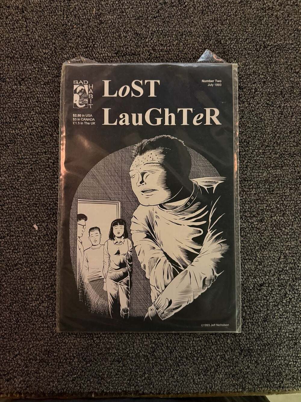 Bad Habit Lost Laughter Number Two Comic Book July 1993